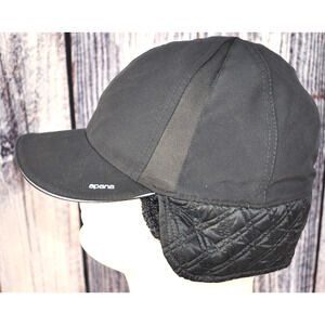 Apana Gray Unisex Adult Running Hat Cap Quilted Ear Cover Insulated Cap